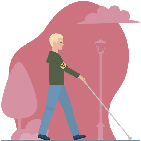 Illustration zum Thema Invalidität
