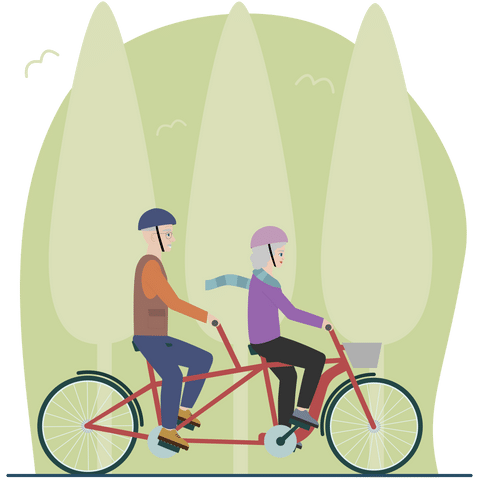 Illustration zum Thema Pensionierung