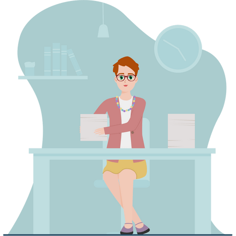 Illustration zum Thema Reduktion Arbeitspensum