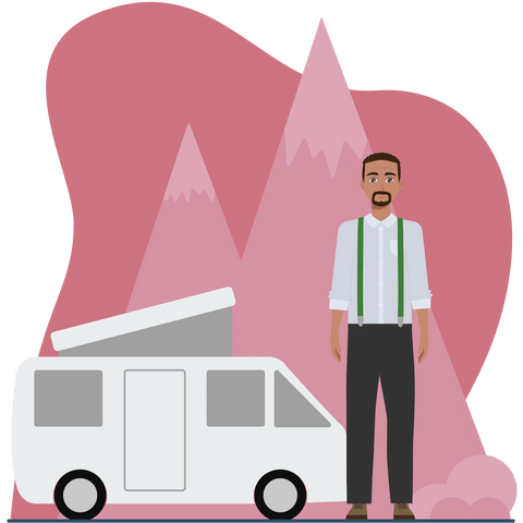 Illustration zum Thema Unbezahlter Urlaub