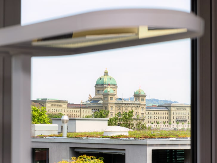 Blick aufs Bundeshaus
