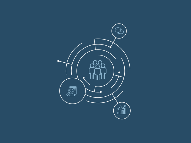 Grafik Titelseite Geschäftsbericht