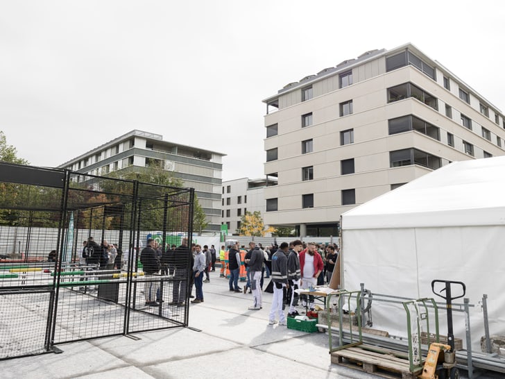 Richtfest in Chavannes